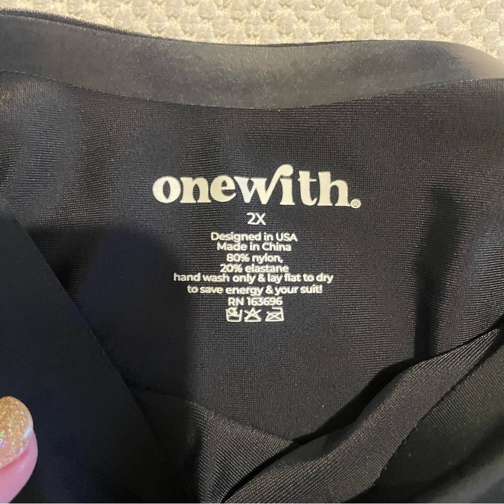 Onewith Merritt dipped cheeky bikini bottom sz 2x - Picture 2 of 7